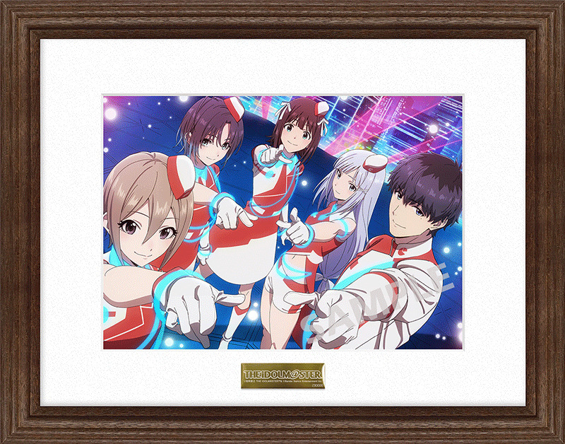 アイドルマスター <strong>VOY@GER 集合イラスト</strong>  左から 塩見周子（アイドルマスター シンデレラガールズ） 浅倉 透（アイドルマスター シャイニーカラーズ） 天海春香（アイドルマスター） 白石 紬（アイドルマスター ミリオンライブ！） 鷹城恭二（アイドルマスター SideM）